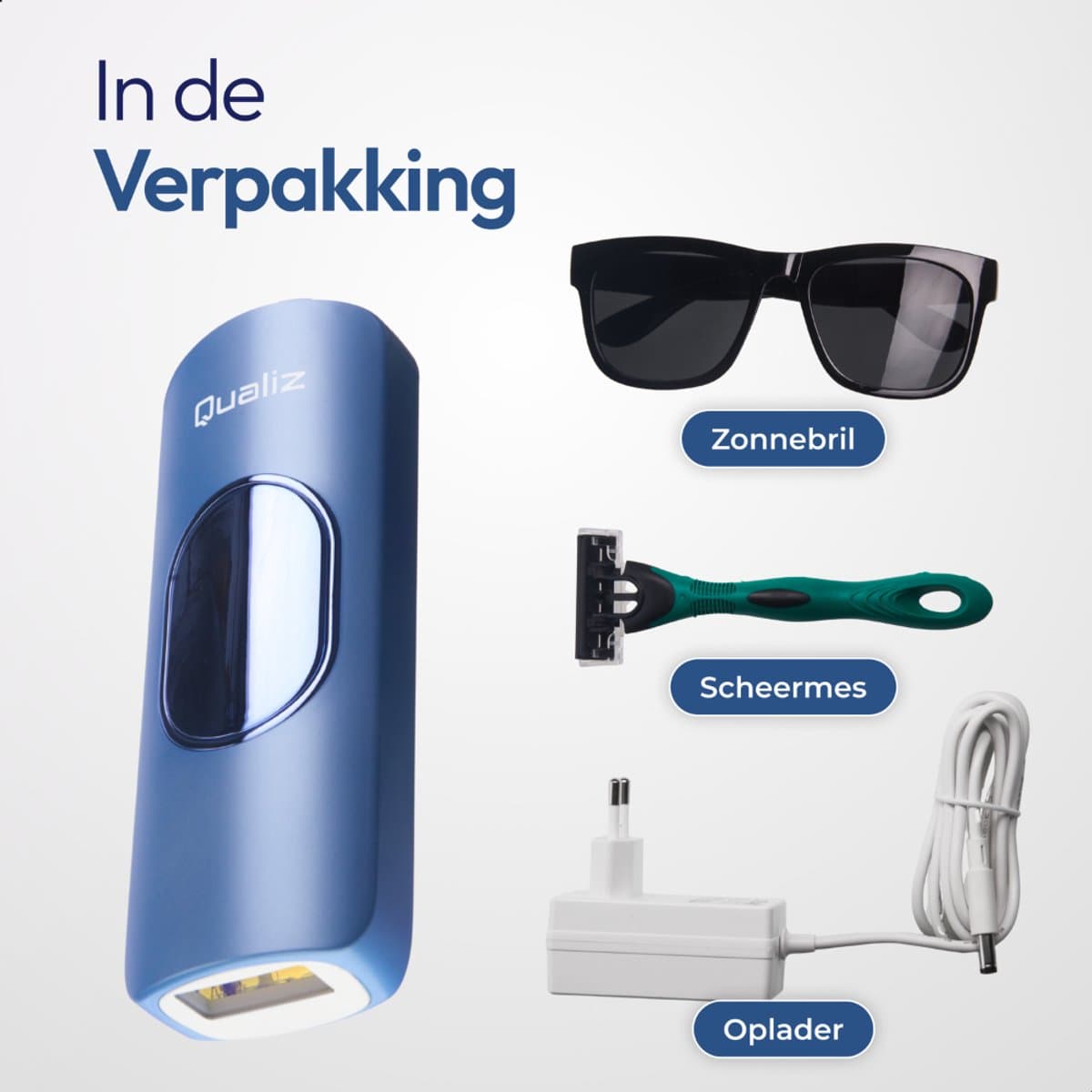 IPL Laser Ontharingsapparaat – Ice Cooling – 999.999+ Flitsen – Epilator Hele Lichaam – 5 Standen – Epileerapparaat Dames – Qualiz® thumbnail 6