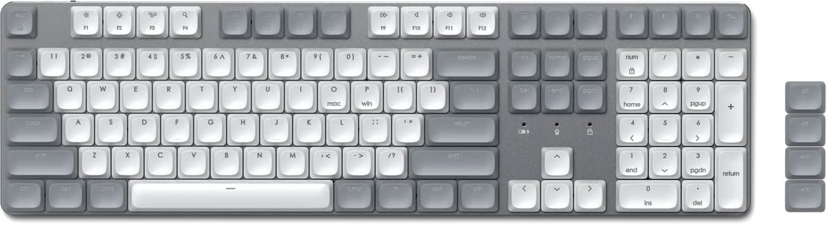 Satechi SM3 Slim mechanisch backlit keyboard / toetsenbord - Wit thumbnail 4