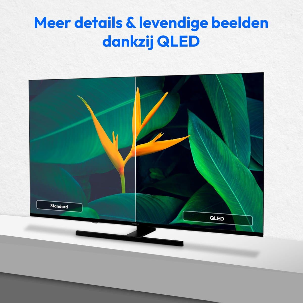 MEDION 108 cm (43 inch) QLED-tv (smart-tv, Dolby Vision HDR, VIDAA Store, Netflix, Prime Video, Disney+, DAZN, Paramount+, DTS X, Dolby Atmos, PVR, Bluetooth, MD 843600) thumbnail 5