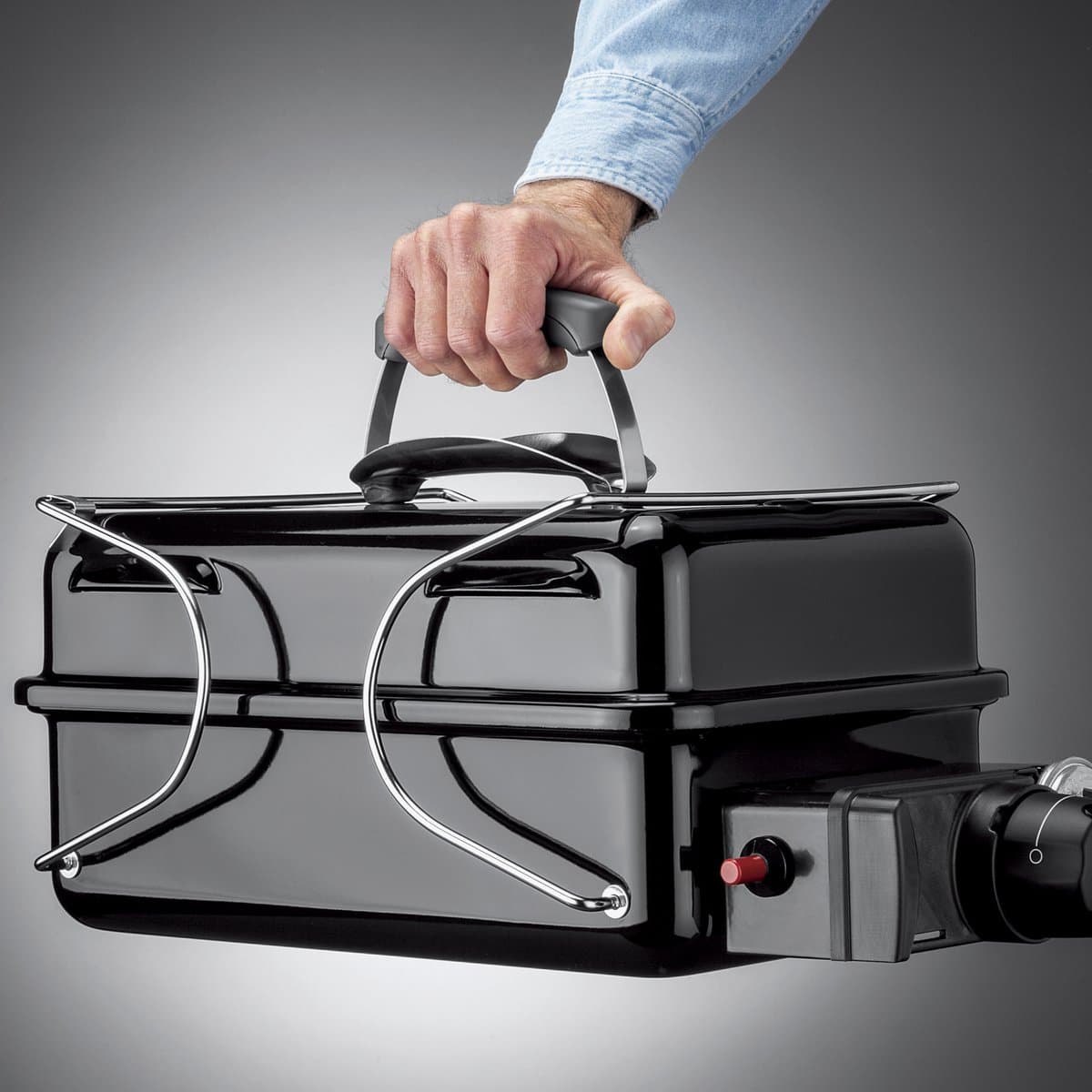 Weber Go-Anywhere Gas Barbecue 41x26cm - Compact en Draagbaar thumbnail 2