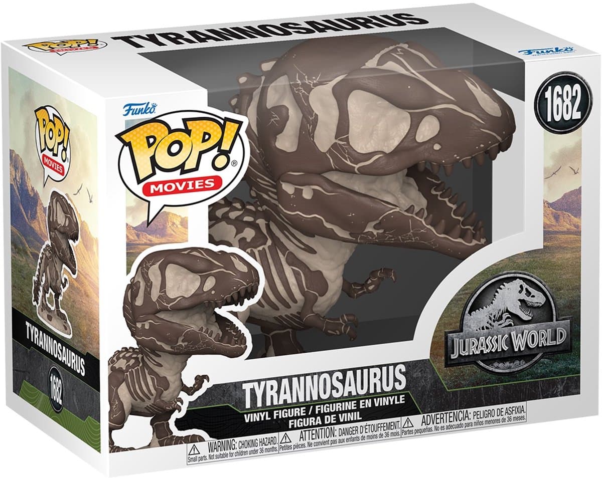 Funko Pop! Jurassic World T-Rex Fossil #1682 - 9,5 cm - afbeelding 1