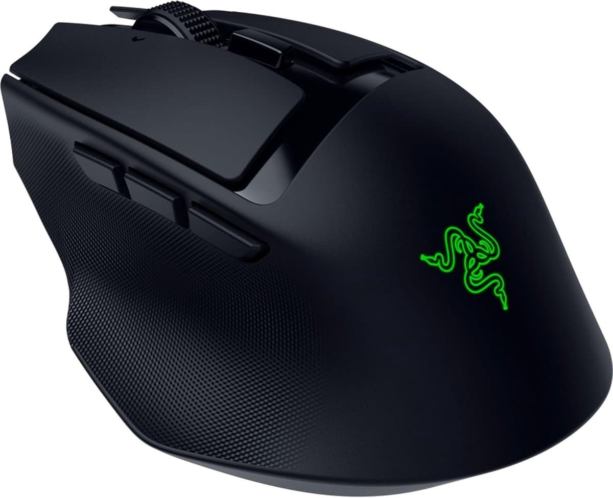 Razer Basilisk Mobile - Draadloze Gaming Muis - RGB - Compact & Ergonomisch - 18.000 DPI - Zwart thumbnail 5