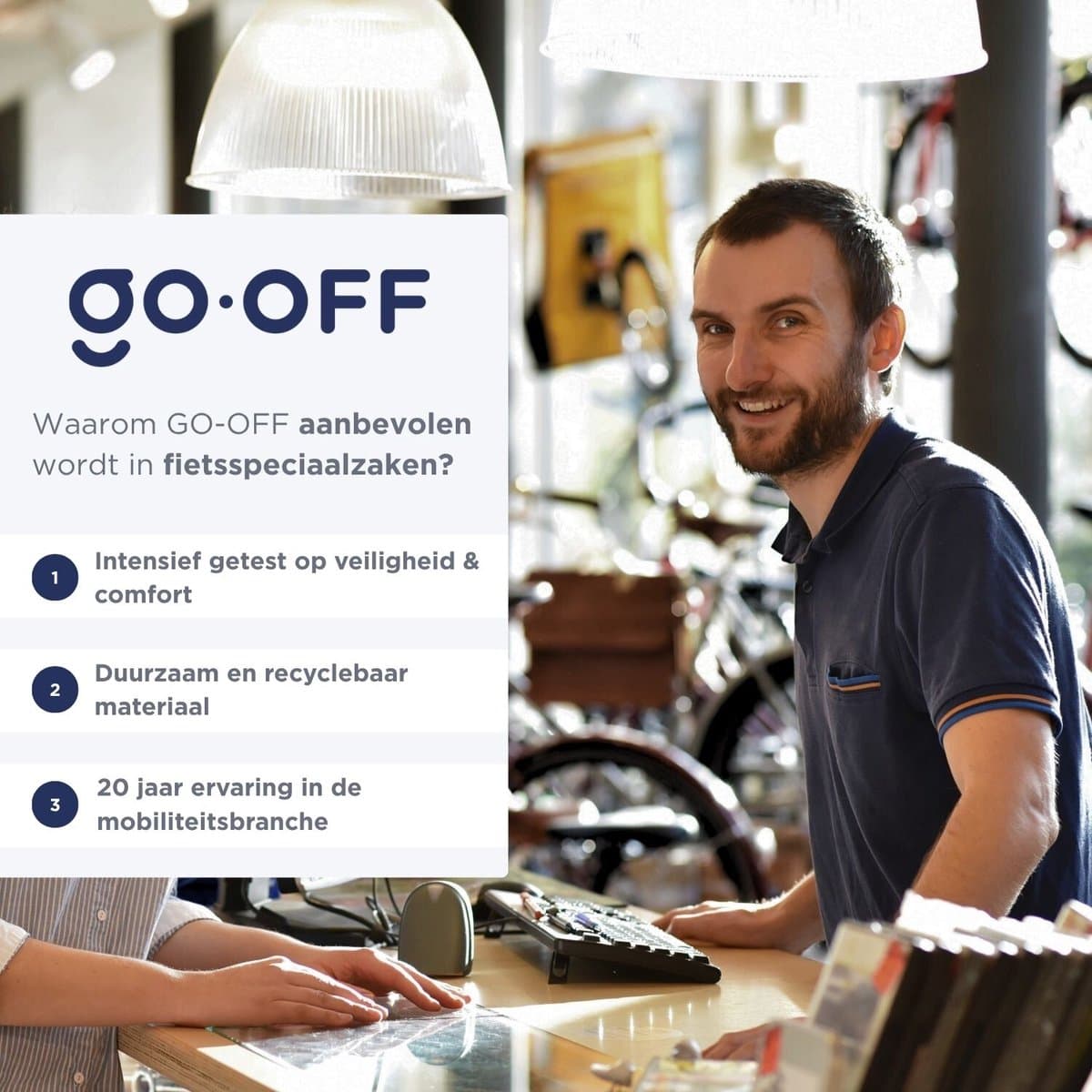 GOOFF® Pilot 3-in-1 Snorfiets Helm met Verlichting en Vizier - Speed Pedelec Fietshelm voor Volwassenen - NTA 8776 - Snorscooter Helm met LED Licht - Goedgekeurd voor Blauw Kenteken en E Bike - Dames en Heren - S - Matblauw thumbnail 8