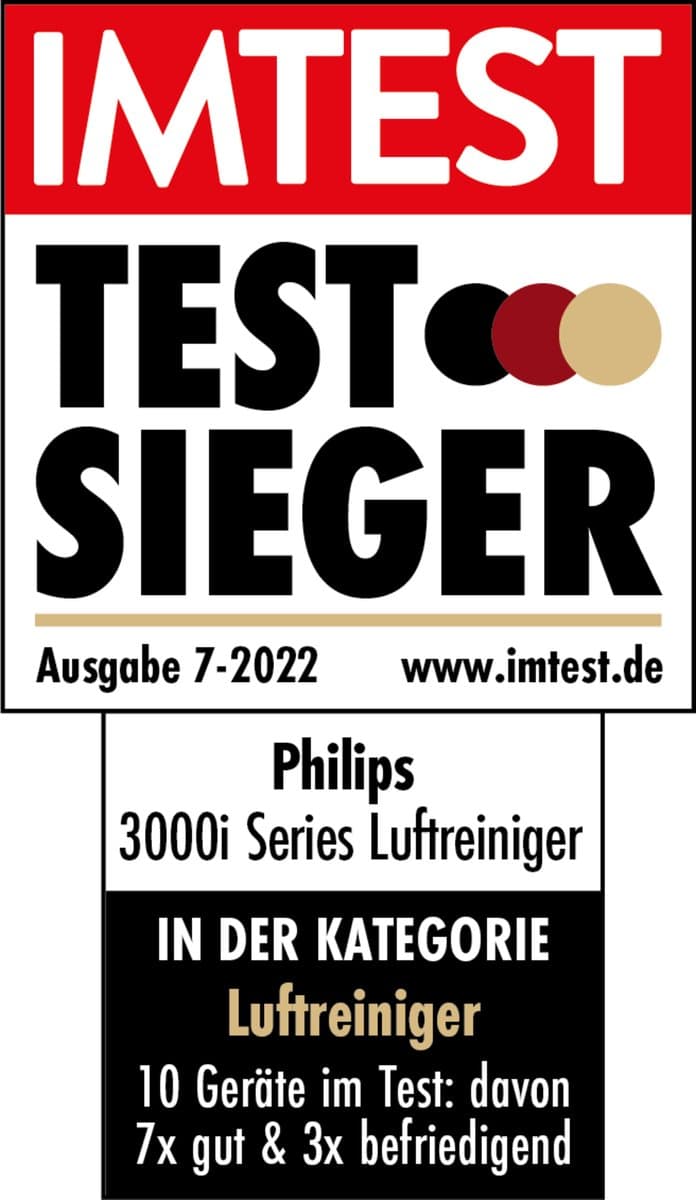 Philips 3000i Series AC3033/10 - Luchtreiniger met HEPA Filter voor XL-ruimten - 520 m³/u - Wit / Grijs - App Connected thumbnail 6