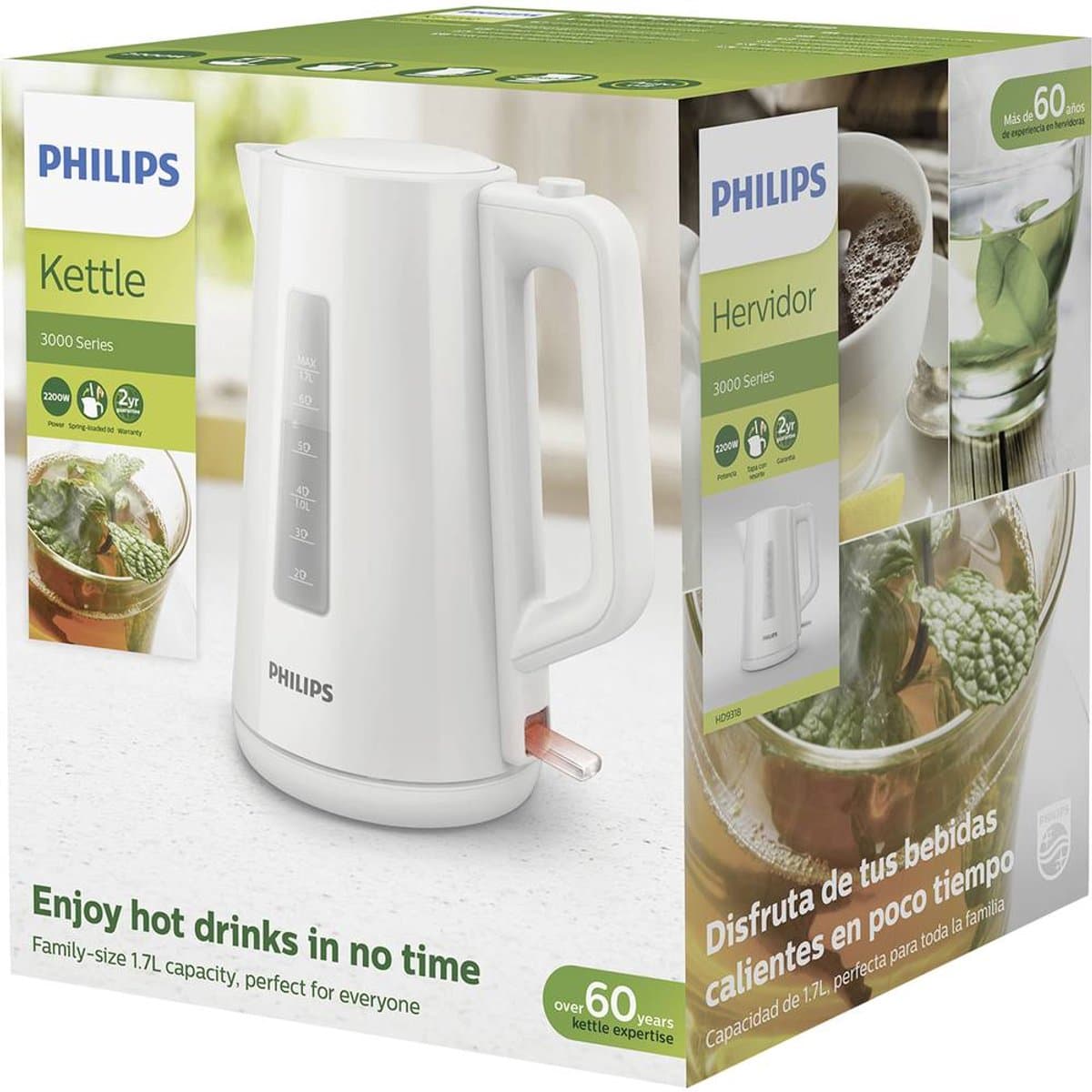 Philips Series 3000 HD9318/00 - Waterkoker - Wit thumbnail 5