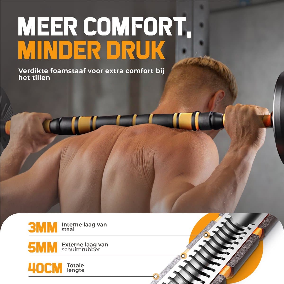 Gewichten Set voor Dumbbells Barbell en Kettlebells - 20KG Verstelbare Halterset met Extra Veiligheidsmoer & Slot - Thuis Fitness thumbnail 5