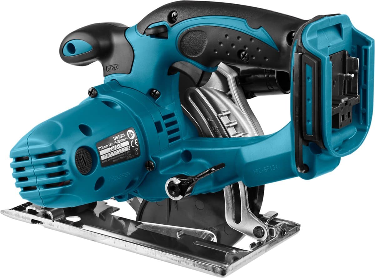 Makita DSS501Z 18V cirkelzaag: compact, licht, 136mm thumbnail 3