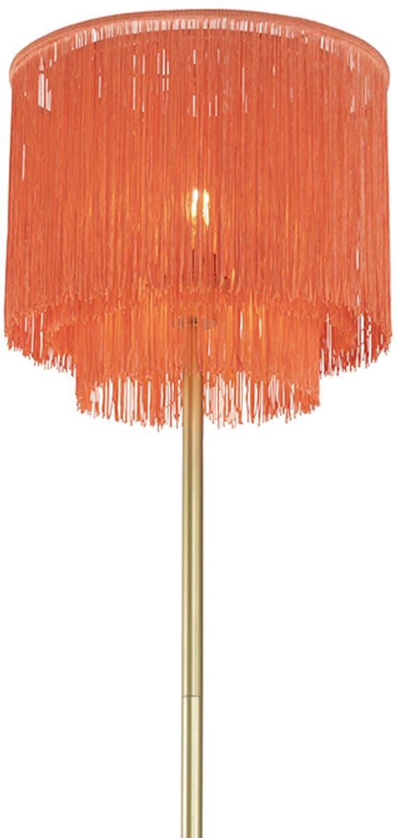 QAZQA franxa - Oosterse Vloerlamp | Staande Lamp - 1 lichts - H 1600 mm - Roze - Woonkamer | Slaapkamer | Keuken thumbnail 5