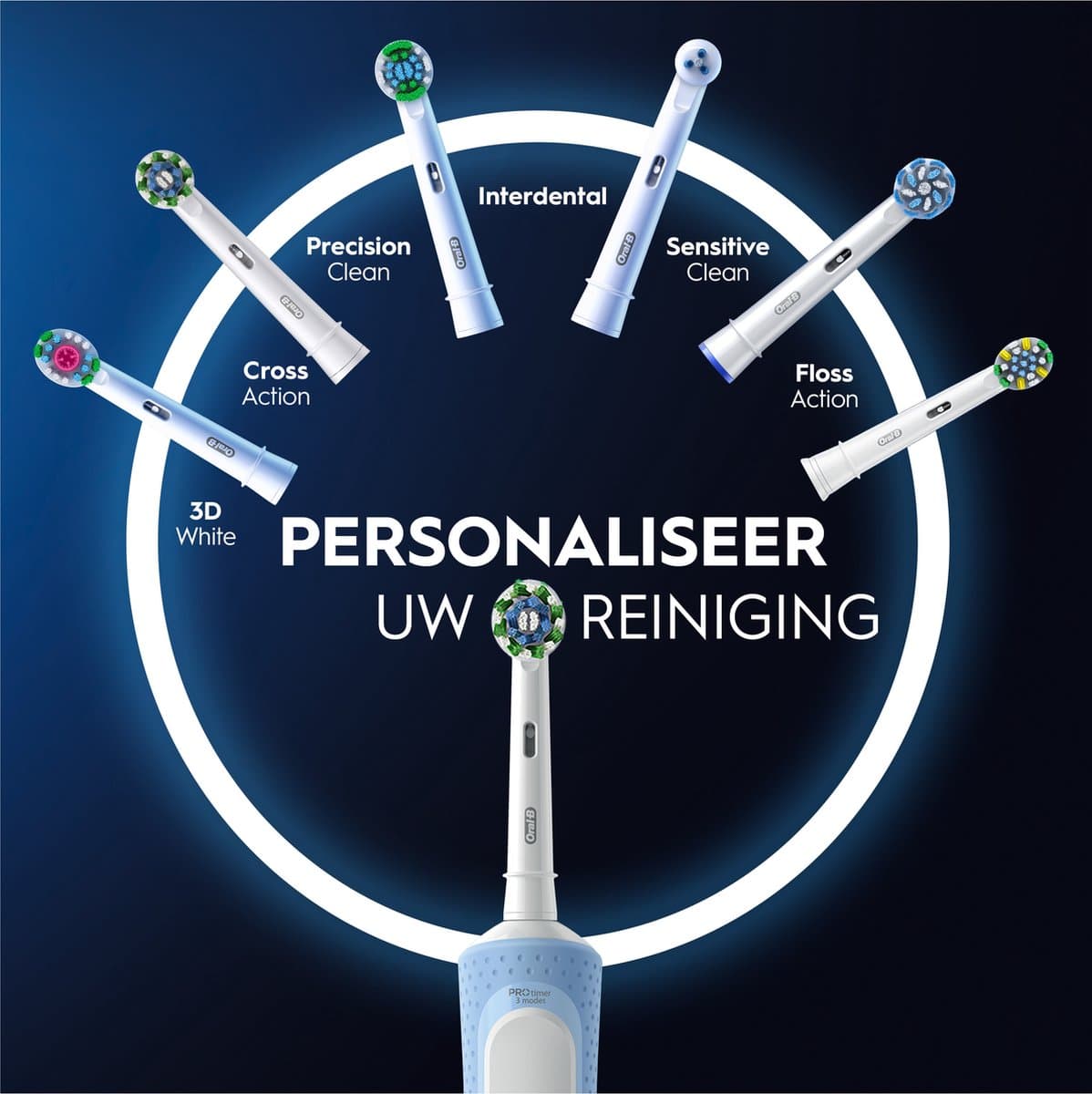 Oral-B Vitality Pro - Blauw - Elektrische Tandenborstel thumbnail 7