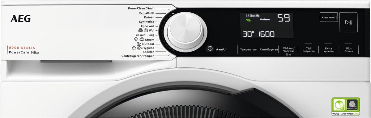 AEG LR85864 EcoLine 8000 – 8kg wasmachine 1600t 20% zuiniger thumbnail 7