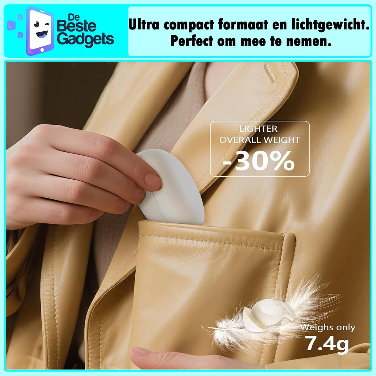 De Beste Gadgets Invisible Sleep Earbuds: kleine Bluetooth 5.4 slaapoordopjes thumbnail 5