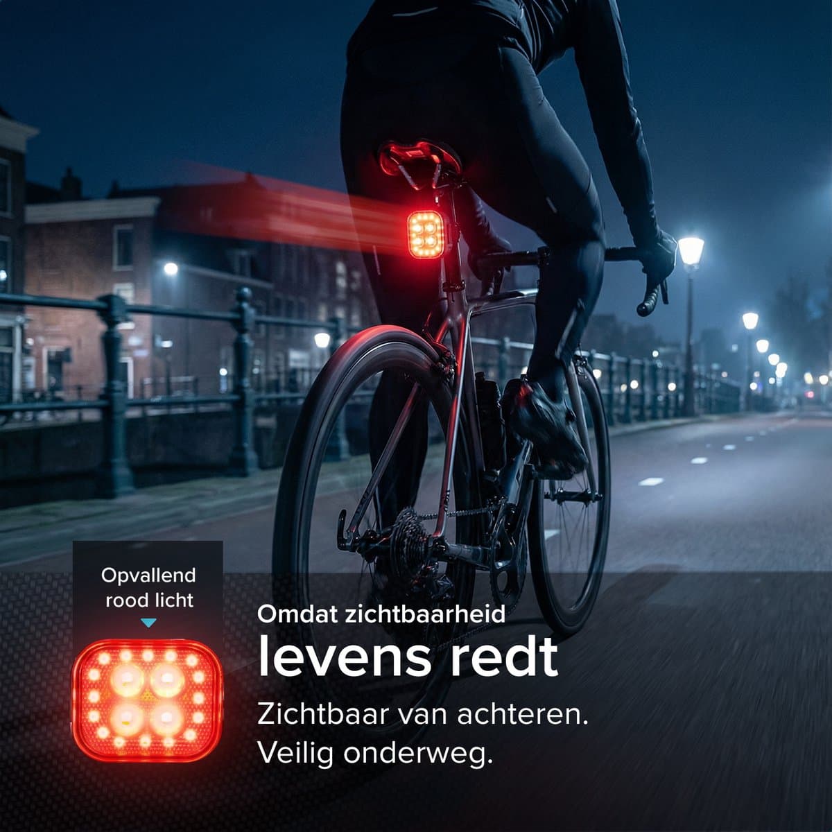 Inlustro Fietslampjes Set – 500lm, USB-C, IPX4 thumbnail 5