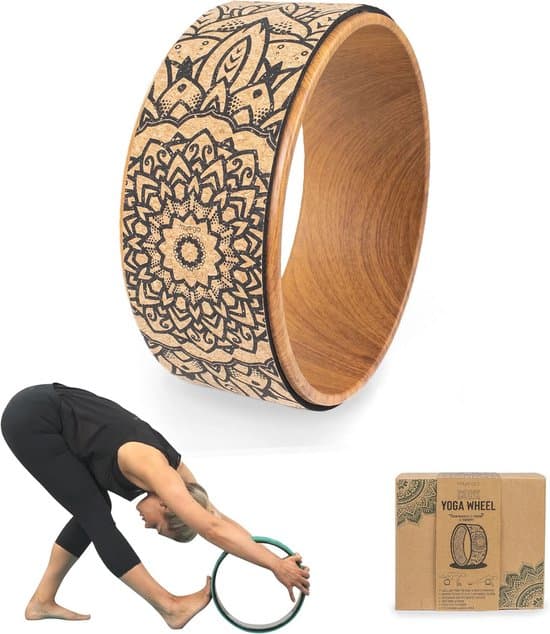 Cork Yoga Wiel M - Beige