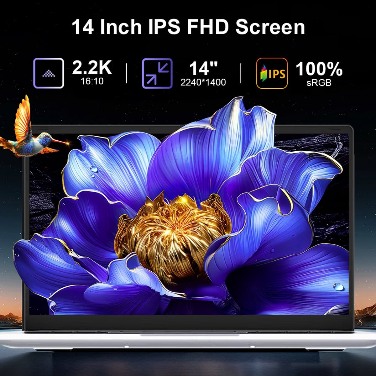 S14 Laptop 14 inch 2.2K 16:10 – AMD Ryzen 5 7535HS – 16GB LPDDR5 – 1TB NVMe SSD – 60Wh accu – WiFi 6 – Fingerprint – Windows 11 – Zilver thumbnail 7