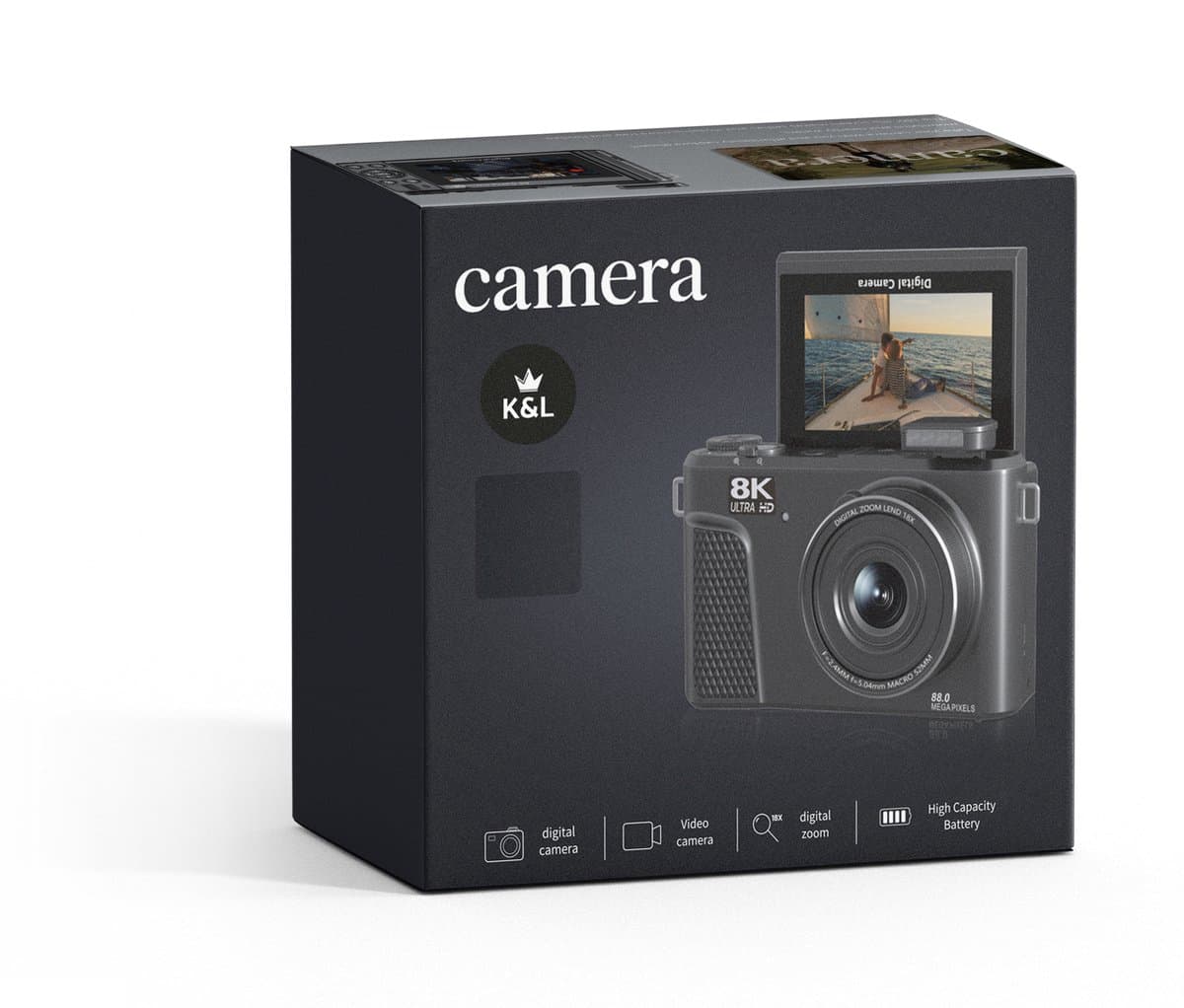 K&L KL-88MP-FLIP compactcamera thumbnail 4