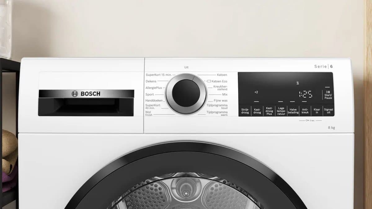 Bosch - WPG23172NL - Condensdroger - 8 kg Capaciteit - Zwart/Grijs thumbnail 5