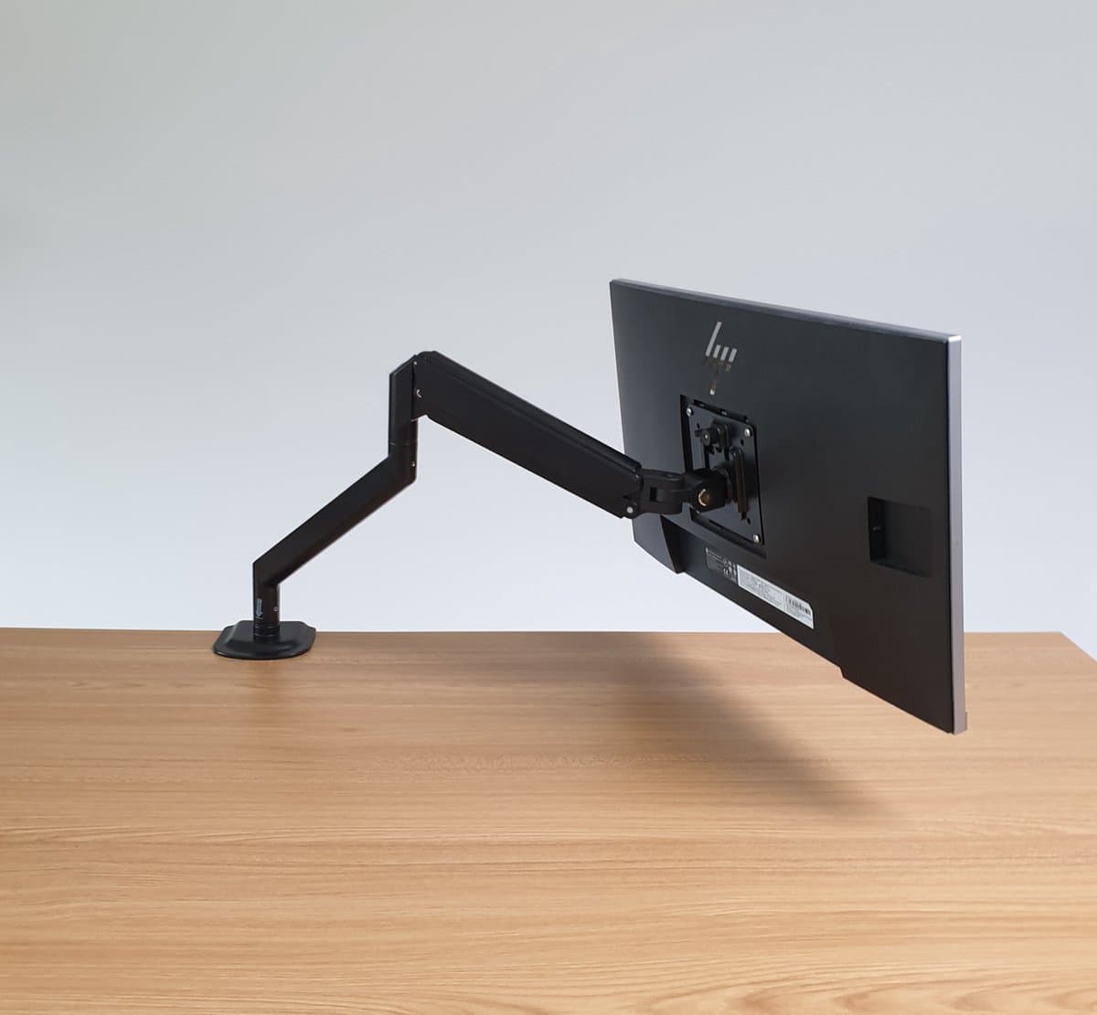 MOGI - Monitorbeugel - Gasveer - Enkel - Full Motion Monitor Arm voor op Kantoor en Thuis - Zwart thumbnail 3