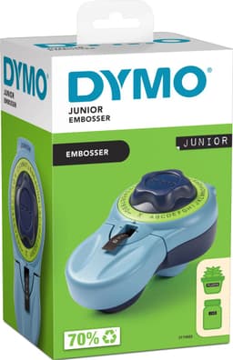 Productfoto van DYMO Junior Lettertang | Wiel met grote knop en 42 tekens | geen batterijen nodig | Home labelmaker voor reliëfdruk