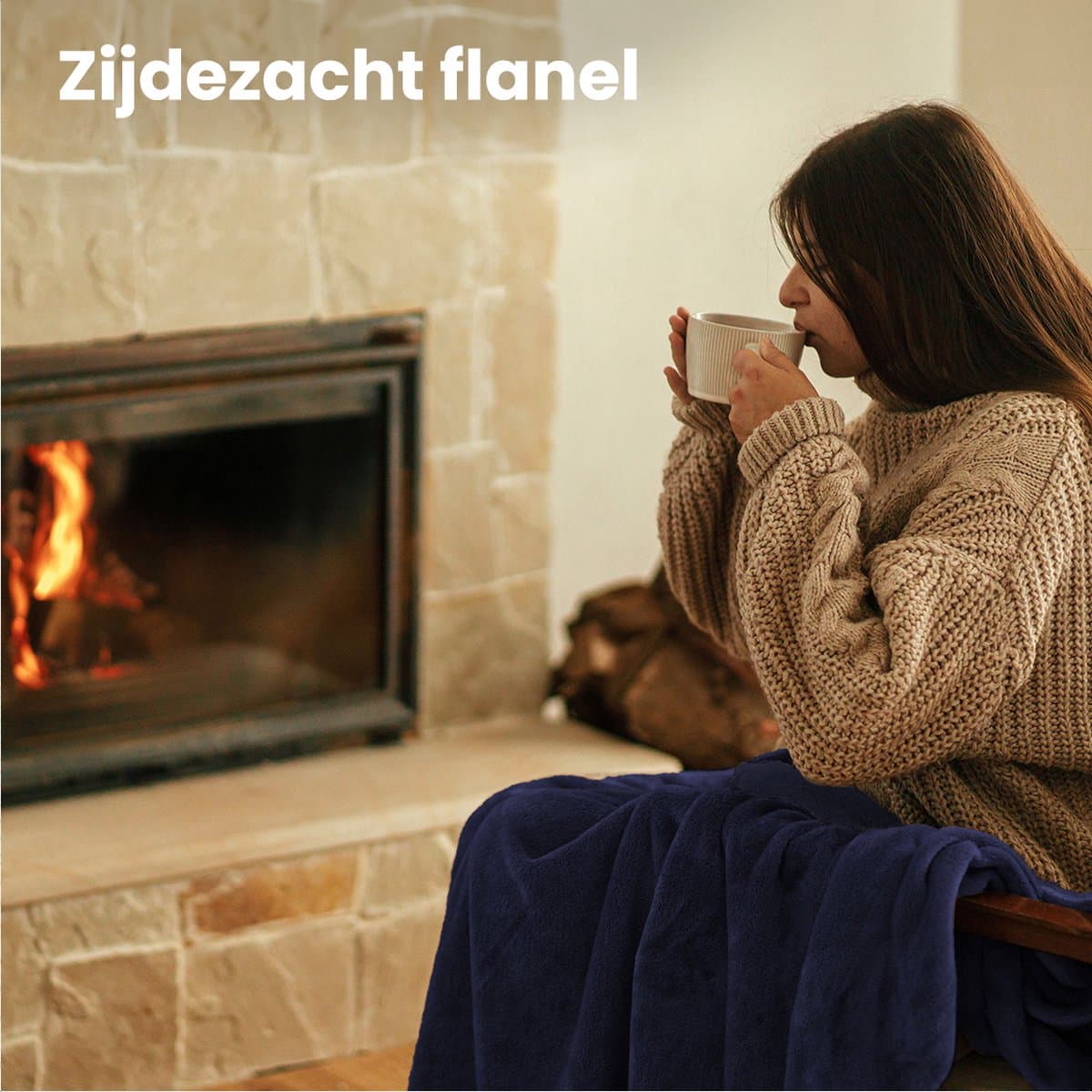 Auronic Elektrische Deken - 160 x 120 cm - 1 Persoons Warmtedeken - 9 Warmtestanden - Verwarmingsdeken - Blauw thumbnail 6