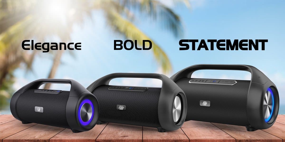 Caliber Elegance Bluetooth Speaker: 100W, LED, draagbaar thumbnail 8