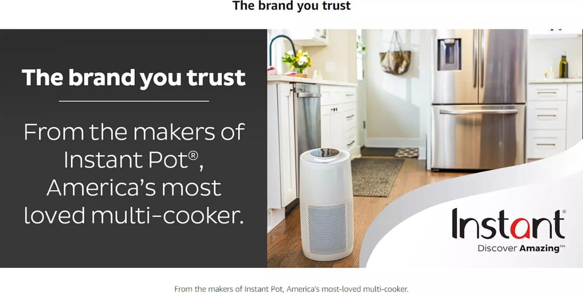 Instant™ Air Purifier Luchtreiniger Wit - Keuken / Slaapkamer tot ± 22m² - Met HEPA-13 Filter - 3-in-1 Filtratie Tegen Woning Allergenen & Huisdier Allergie - Verwijdert 99.9% Bacterien, Stof, Rook, & Stuifmeel met Plasma Ion Technologie - AP200 thumbnail 7