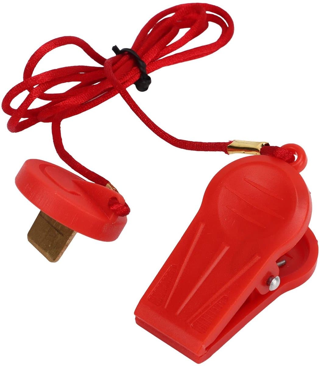 Dailygoods - Veiligheidssleutel Loopband - Veiligheidsschakelaar - Sterke clip - Rood - Loopband accessoires - Ideaal voor thuisgebruik - Geschikt voo... - afbeelding 1