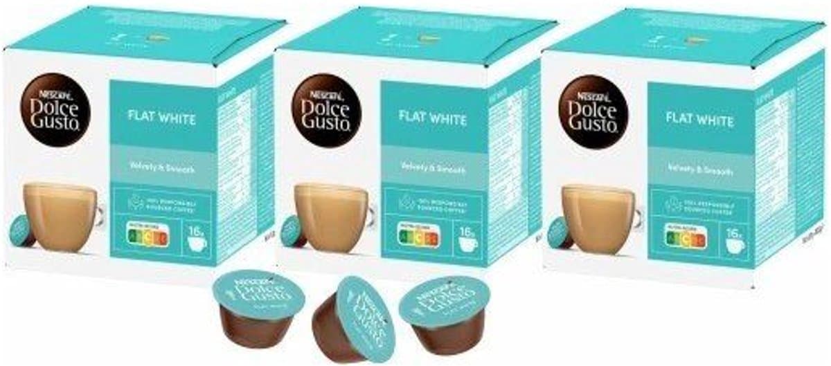 Nescafé Dolce Gusto capsules Flat White - 48 koffiecups voor 48 koppen koffie thumbnail 4