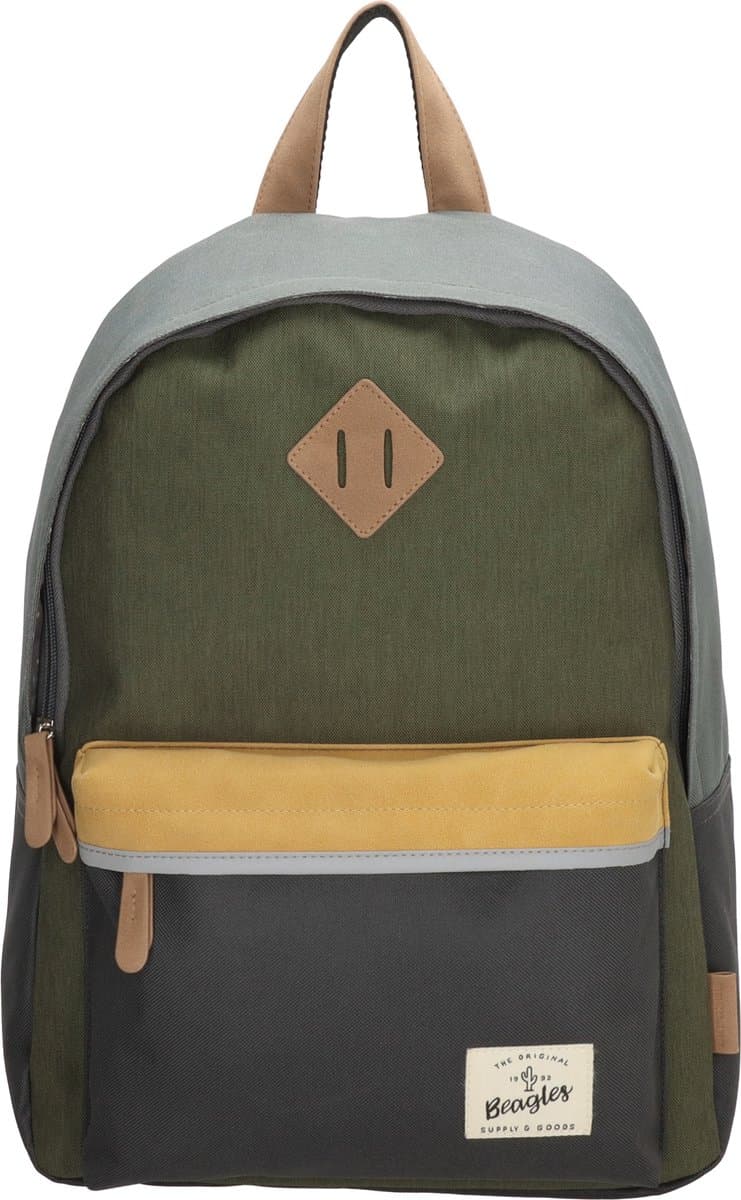 Beagles Originals Mulit Color Rugzak - School Tas - Rugtas - Kinderrugzak - 6-10 Jaar - Tablet Vak - Chromebook Vak - Grijs thumbnail 2