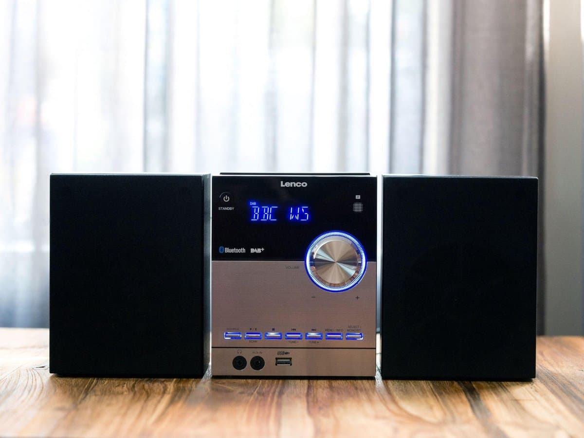 Lenco MC-150 - Stereo set met DAB, Bluetooth®, AUX en USB-aansluiting - Zwart thumbnail 4