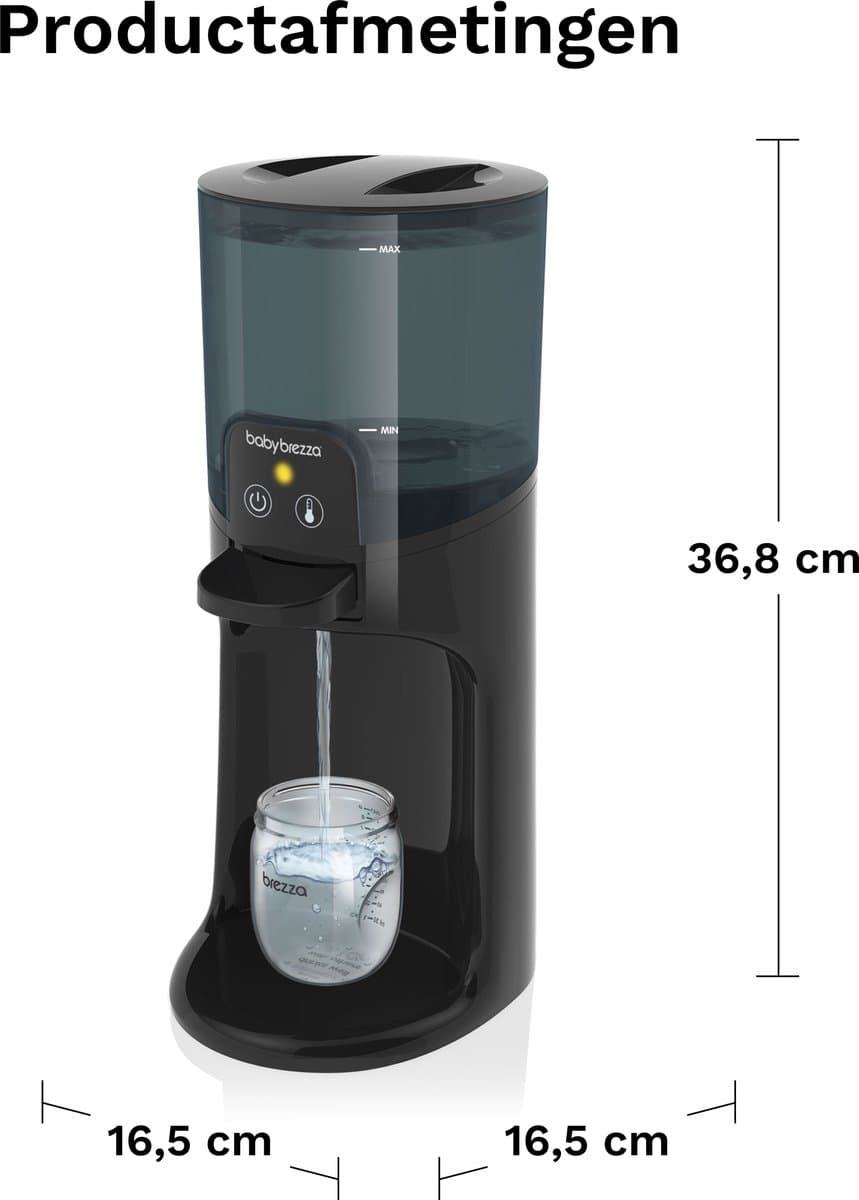 Baby Brezza Instant Warmer – Direct Warm Water voor Flesvoeding – Flessenwarmer – Zwart thumbnail 2