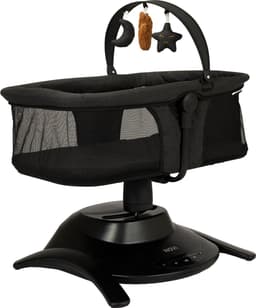 Productfoto van Novi at Home Stardust 2-in-1 Babyswing en Wieg - Zwart