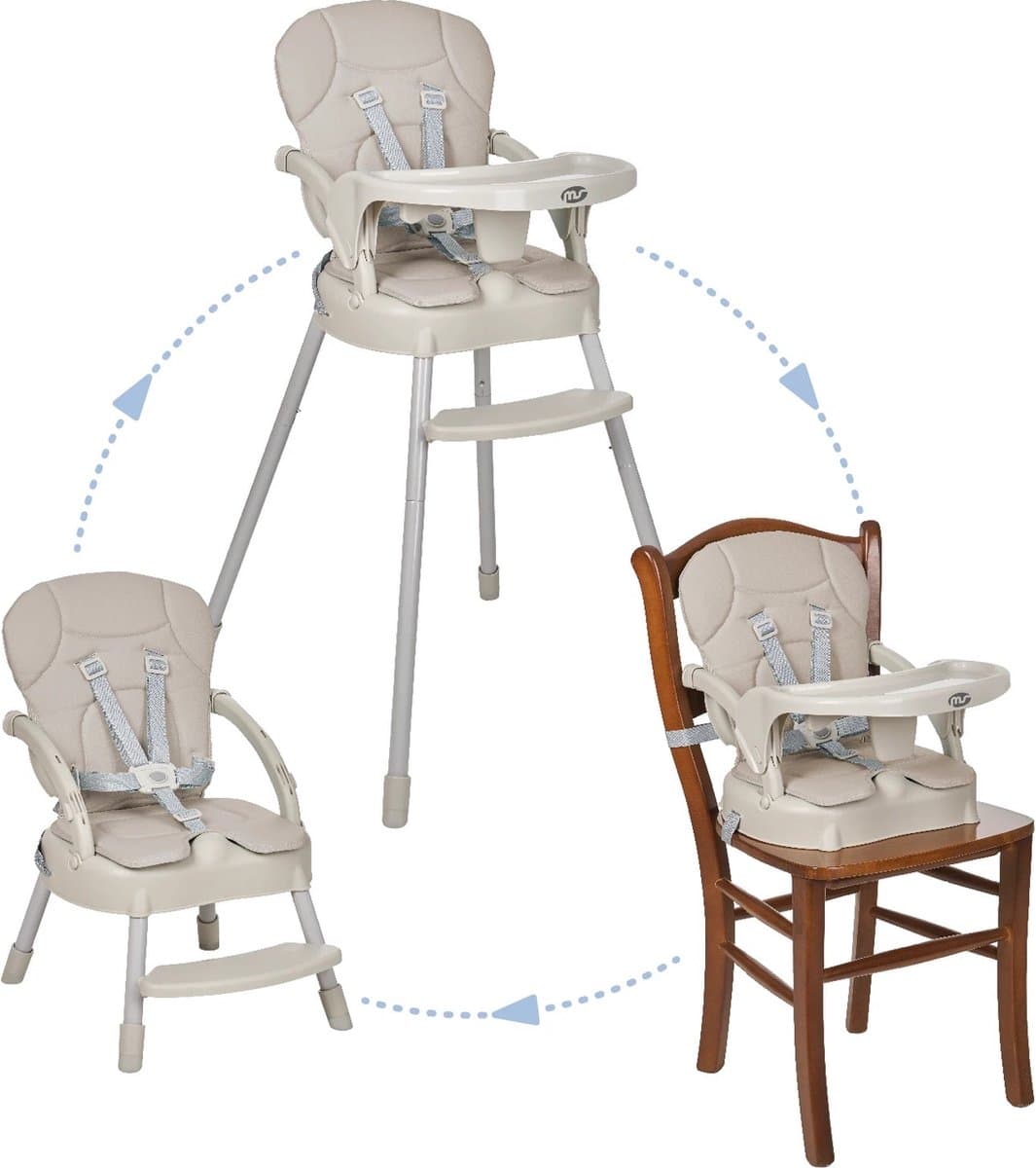 Babystoel - Kinderstoel - Kinder -Baby Stoel - Baby Eetstoel - Baby Stoeltje Zitten Voor Thuis - Babystoel Voor Aan Tafel - Baby