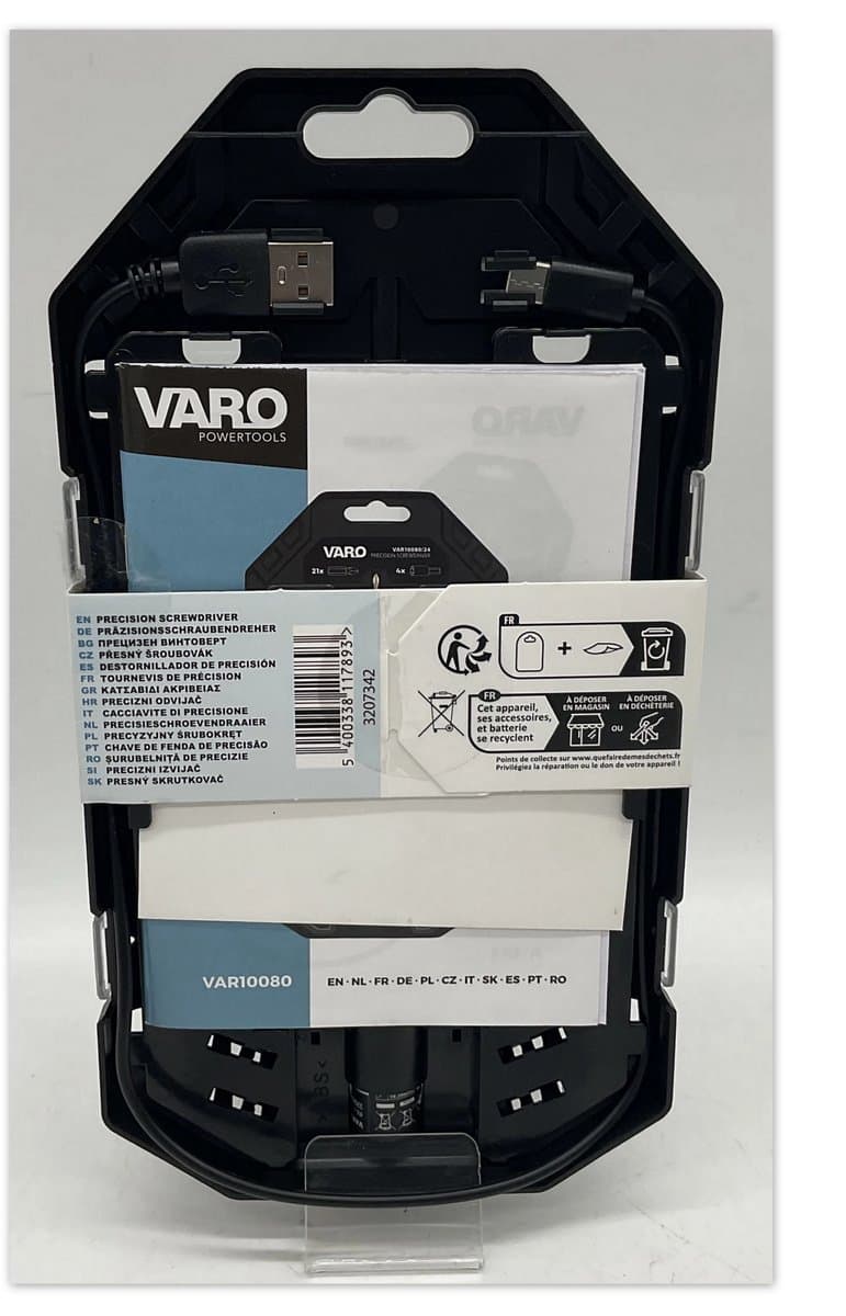 Varo - VAR10080/24 - Elektrische schroevendraaier set - 26 delig thumbnail 2