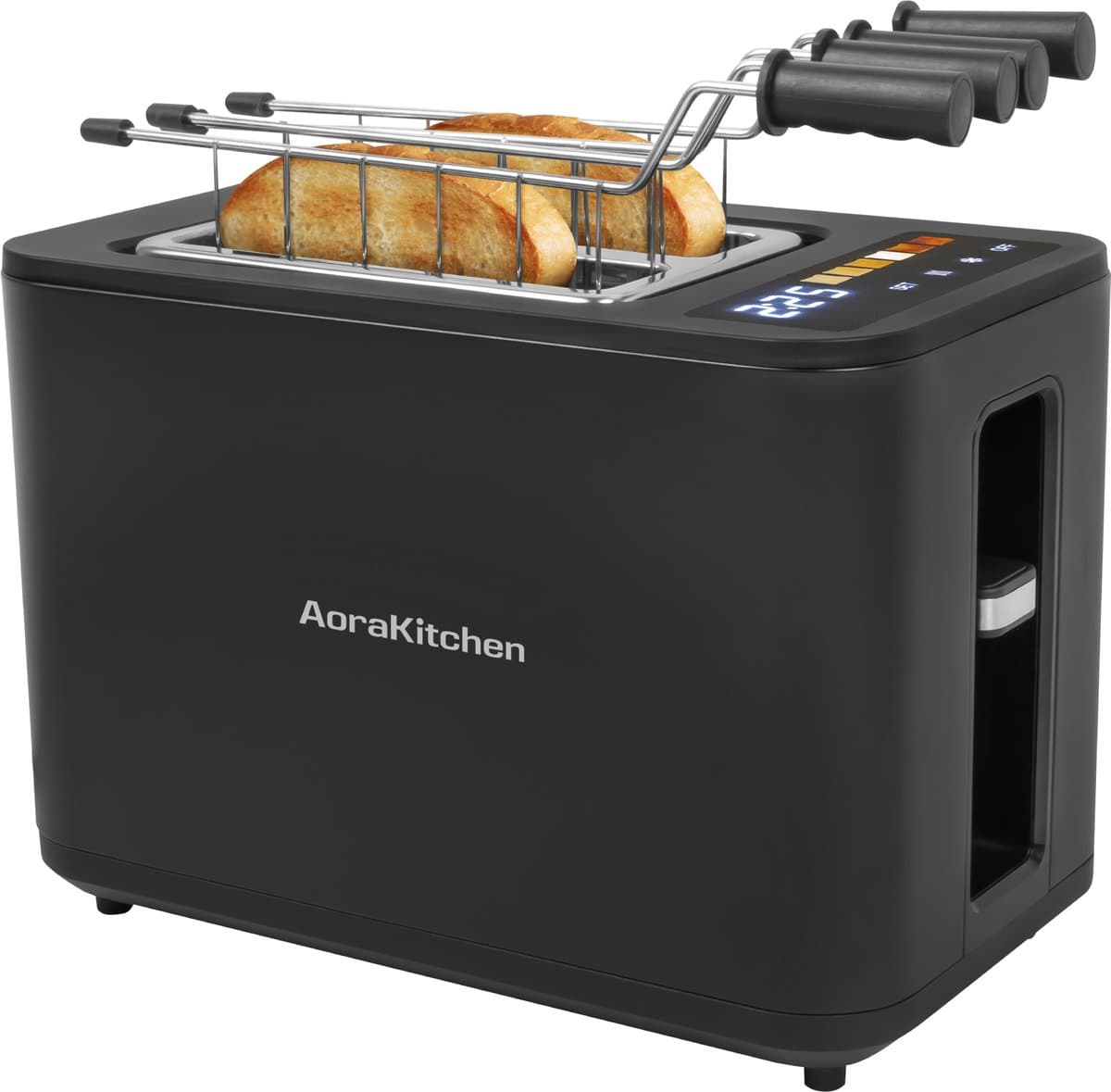 AoraKitchen Broodrooster 900W met Tostiklemmen