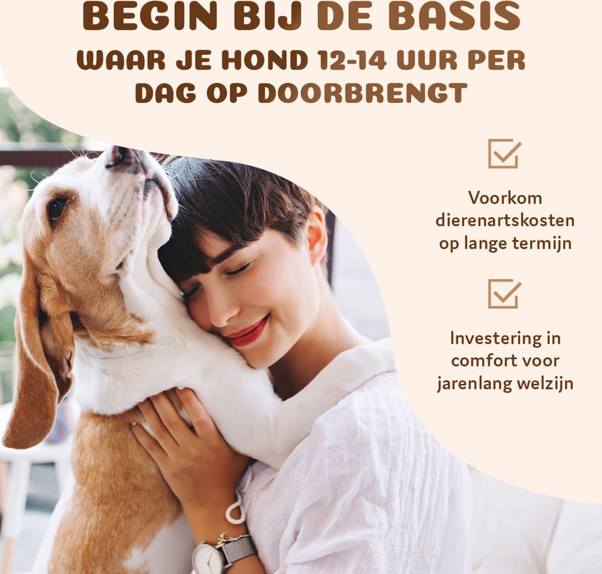 Pet Perfect Orthopedische Hondenmand – Donut Hondenmand – Hondenkussen – Hondenbed – Wasbaar - 80 cm - Grijs thumbnail 6