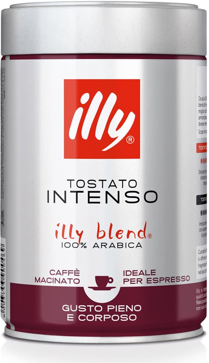 illy Intenso - gemalen koffie - 250 gram thumbnail 5