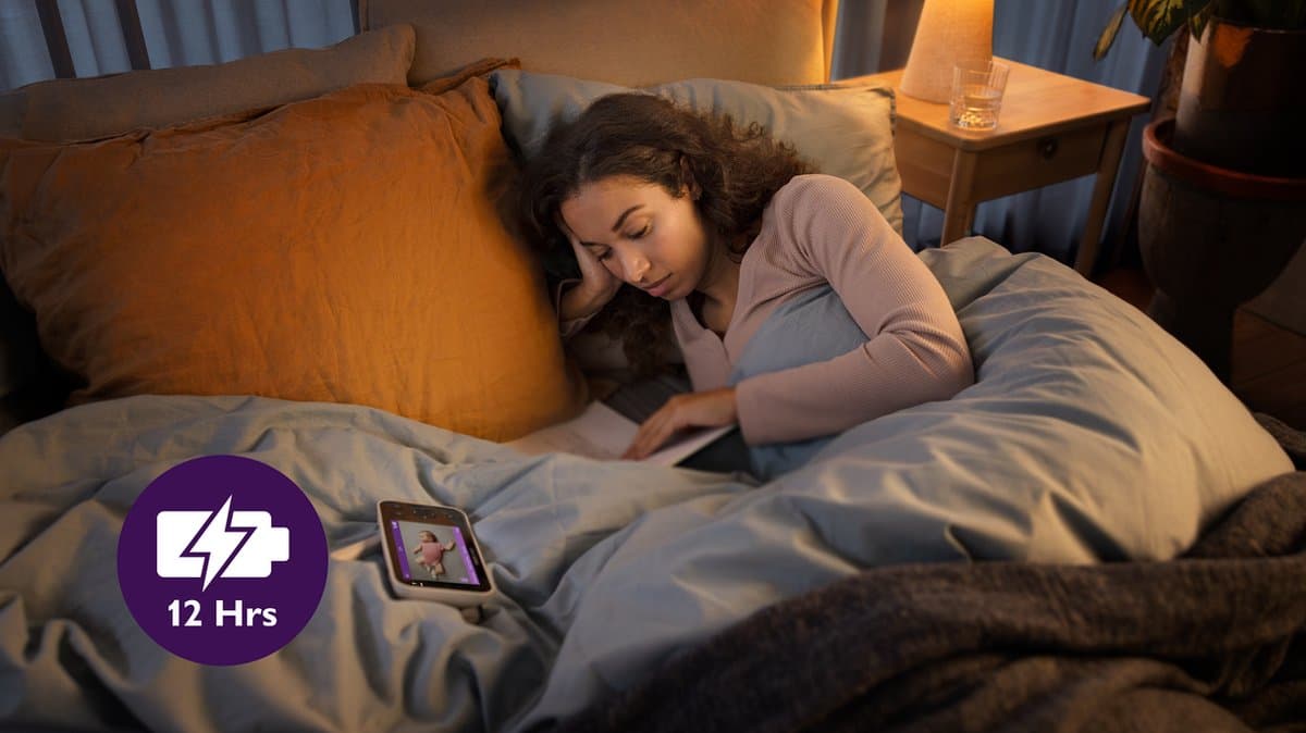 Philips Avent Premium Connected babyfoon met camera en app – Ademhaling en slaap detectie - SCD973/26 thumbnail 7