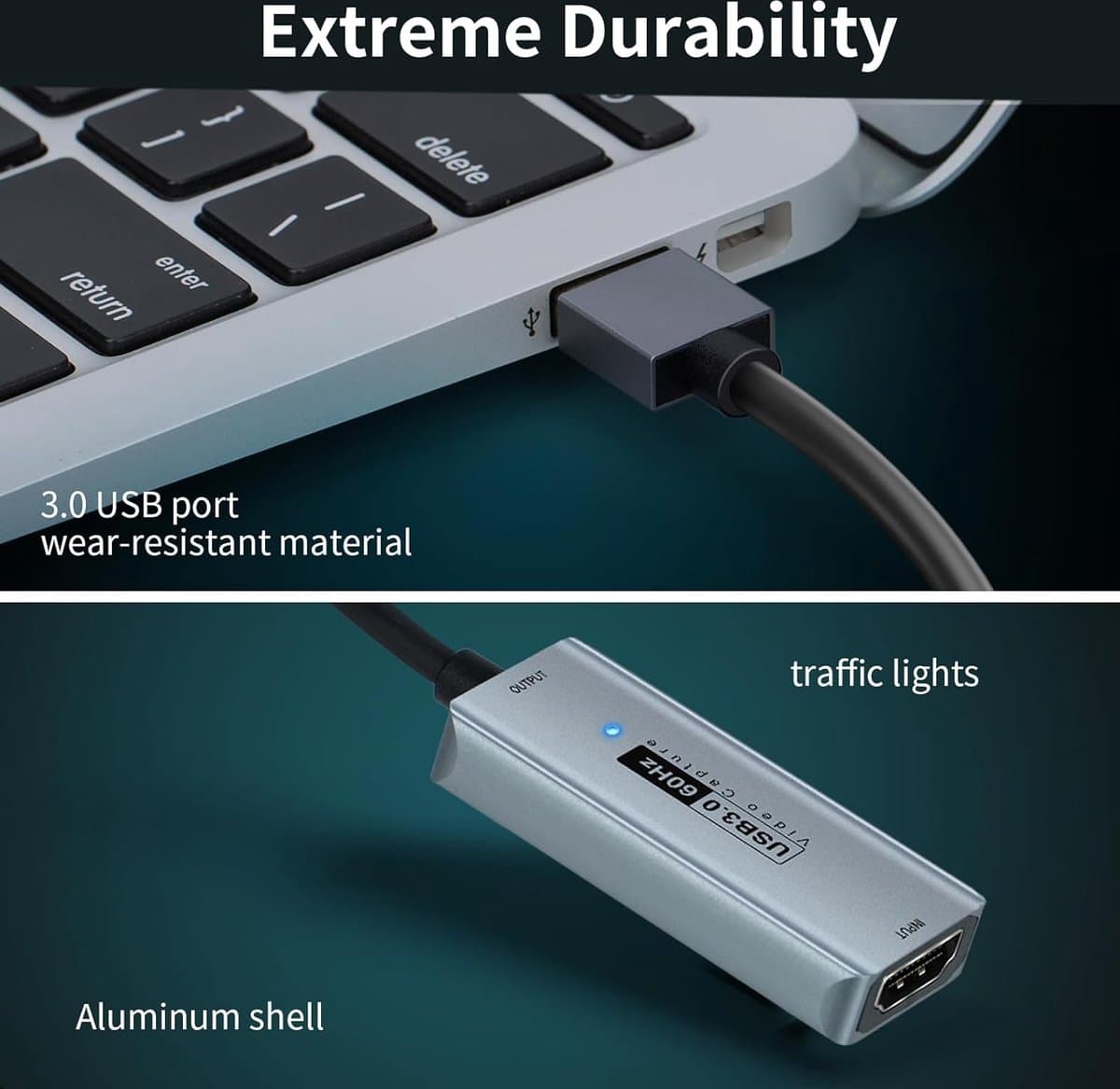 Lexium Capture card 4K - Game Capture Card - Video Grabber - Video Capture Card 4K thumbnail 3