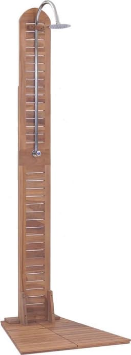 Productfoto van vidaXL - Buitendouche - 70x75x204 - cm - massief - teakhout