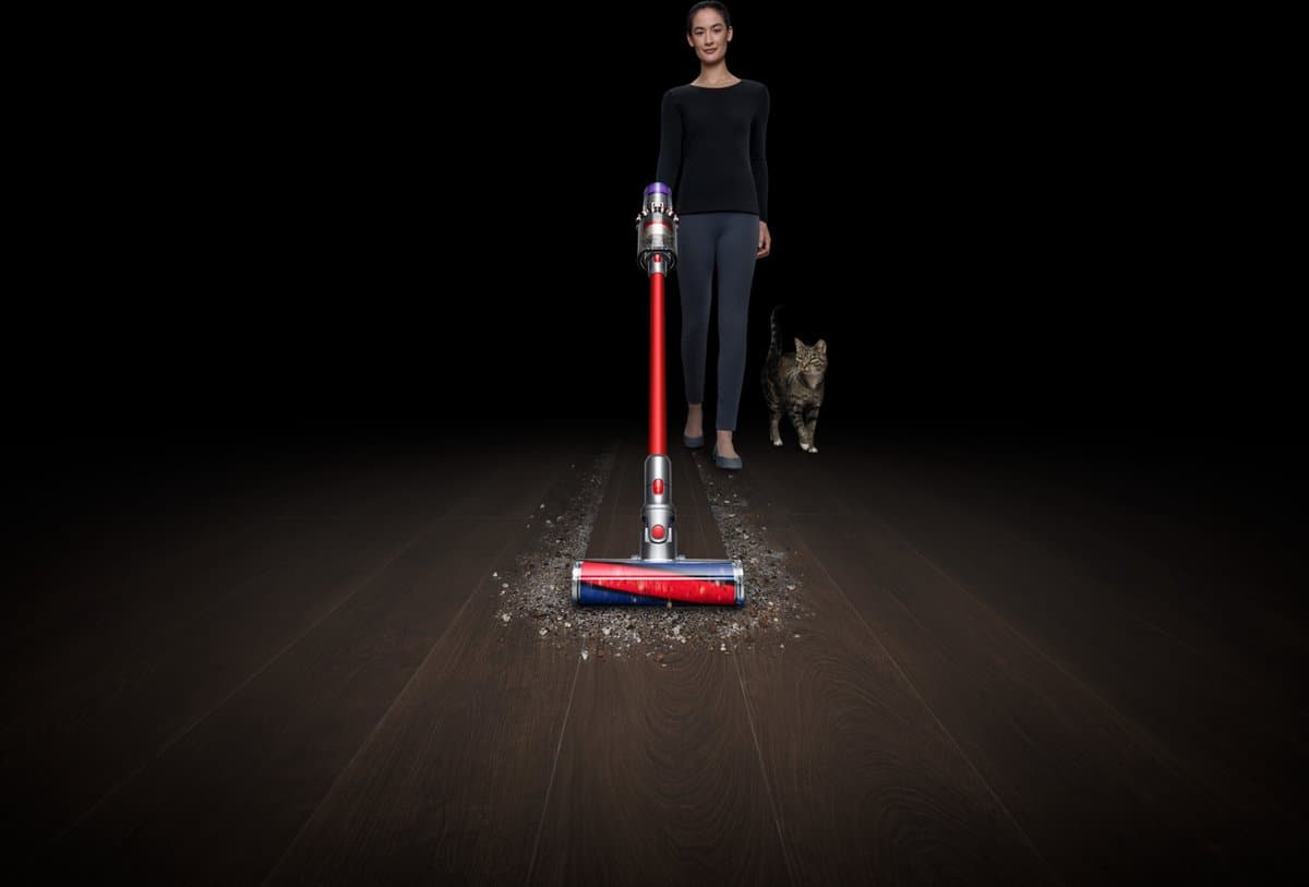 Dyson V11 Fluffy - Steelstofzuiger - Rood - 185 Air Watts - Speciale zachte roller thumbnail 4