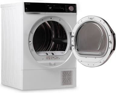 Sharp KDNHH9S8GW3BX 9kg warmtepomp droger - energiezuinig