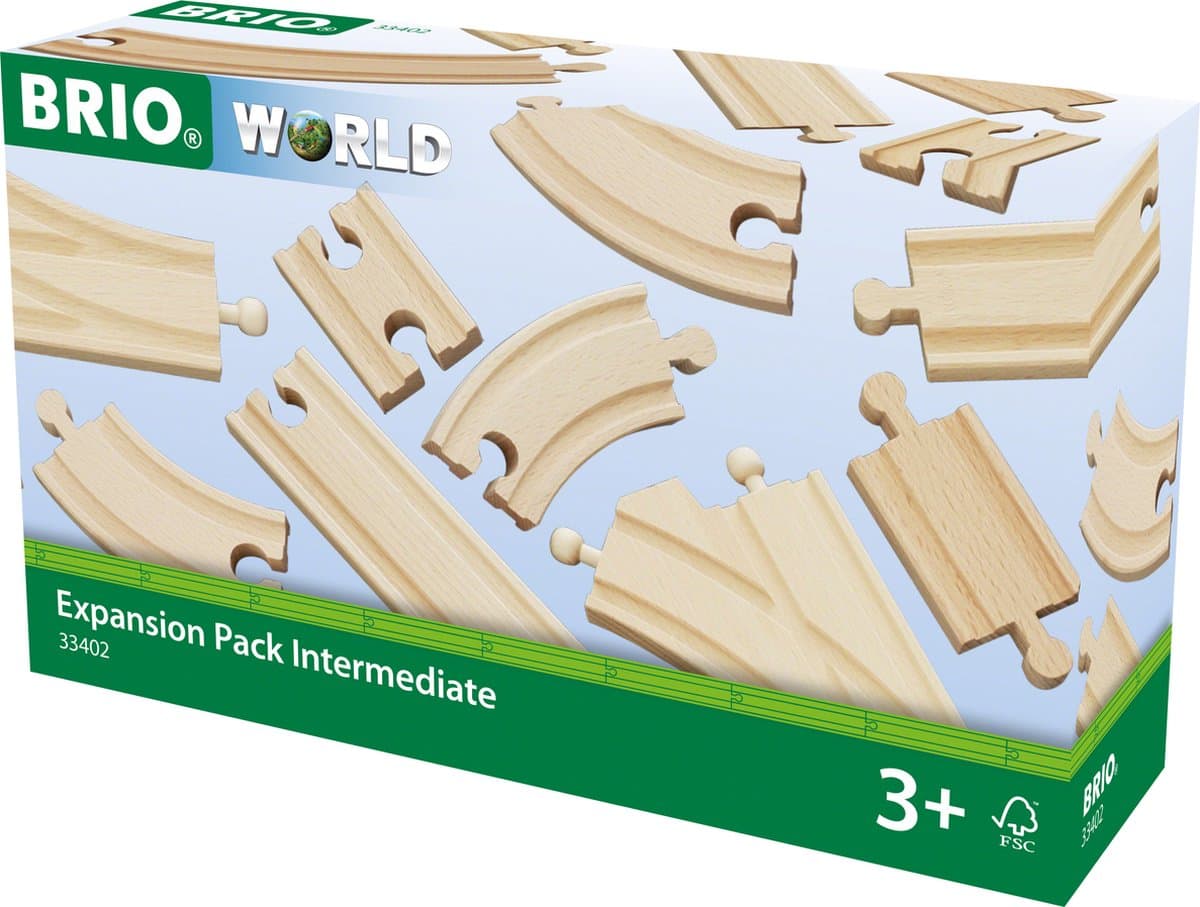 BRIO World Uitbreidingsset Gevorderde Baan - 16-delig thumbnail 3