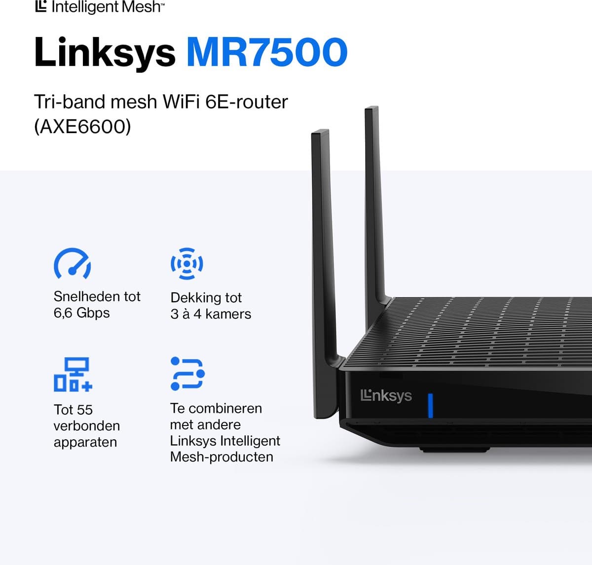 Linksys Hydra Pro 6E MR7500: WiFi 6E mesh-router thumbnail 2