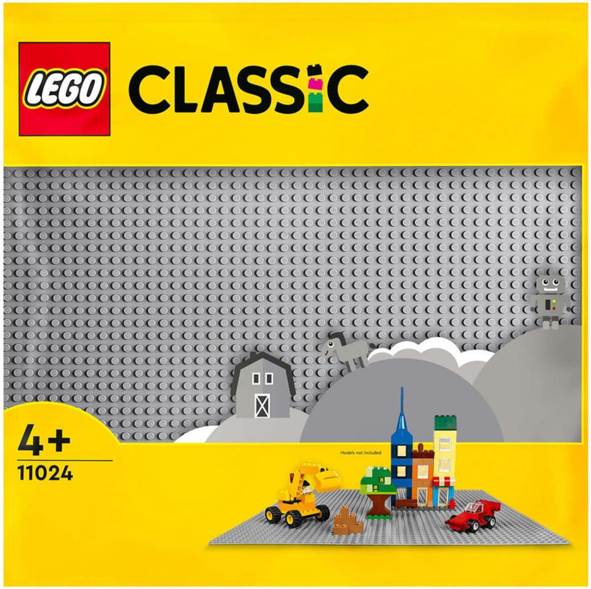 LEGO Classic Grijze Bouwplaat - 132-delige constructieset thumbnail 2