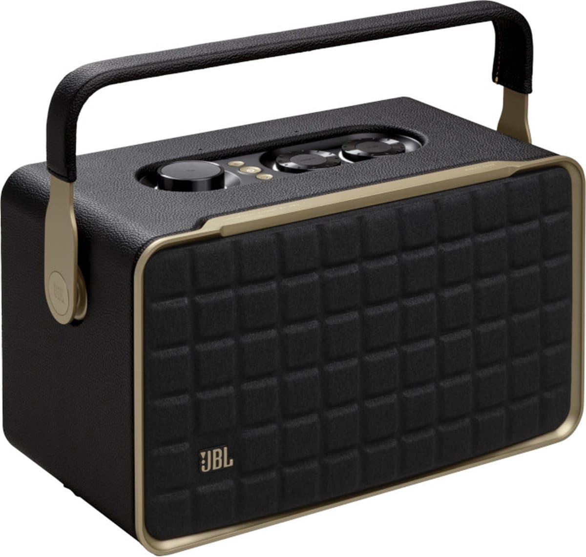 JBL Authentics 300 - Draagbare WiFi & Bluetooth Speaker - Premium Design Speaker - AirPlay, Chromecast & Spotify Connect - Multiroom Audio - 8 uur batterij - Zwart