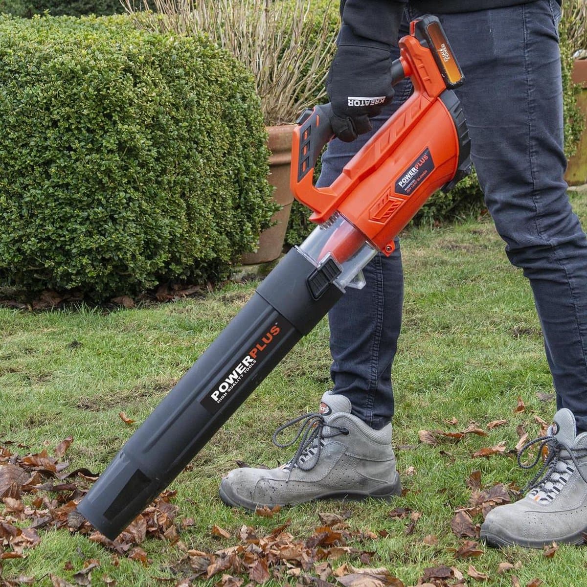Powerplus Dual Power 20V Accu-Bladblazer POWDPGLBS1 - Bladblazer op batterij van 20 V, bladverzamelaar, maximale luchtsnelheid van 145 km/h, met accu en lader thumbnail 5