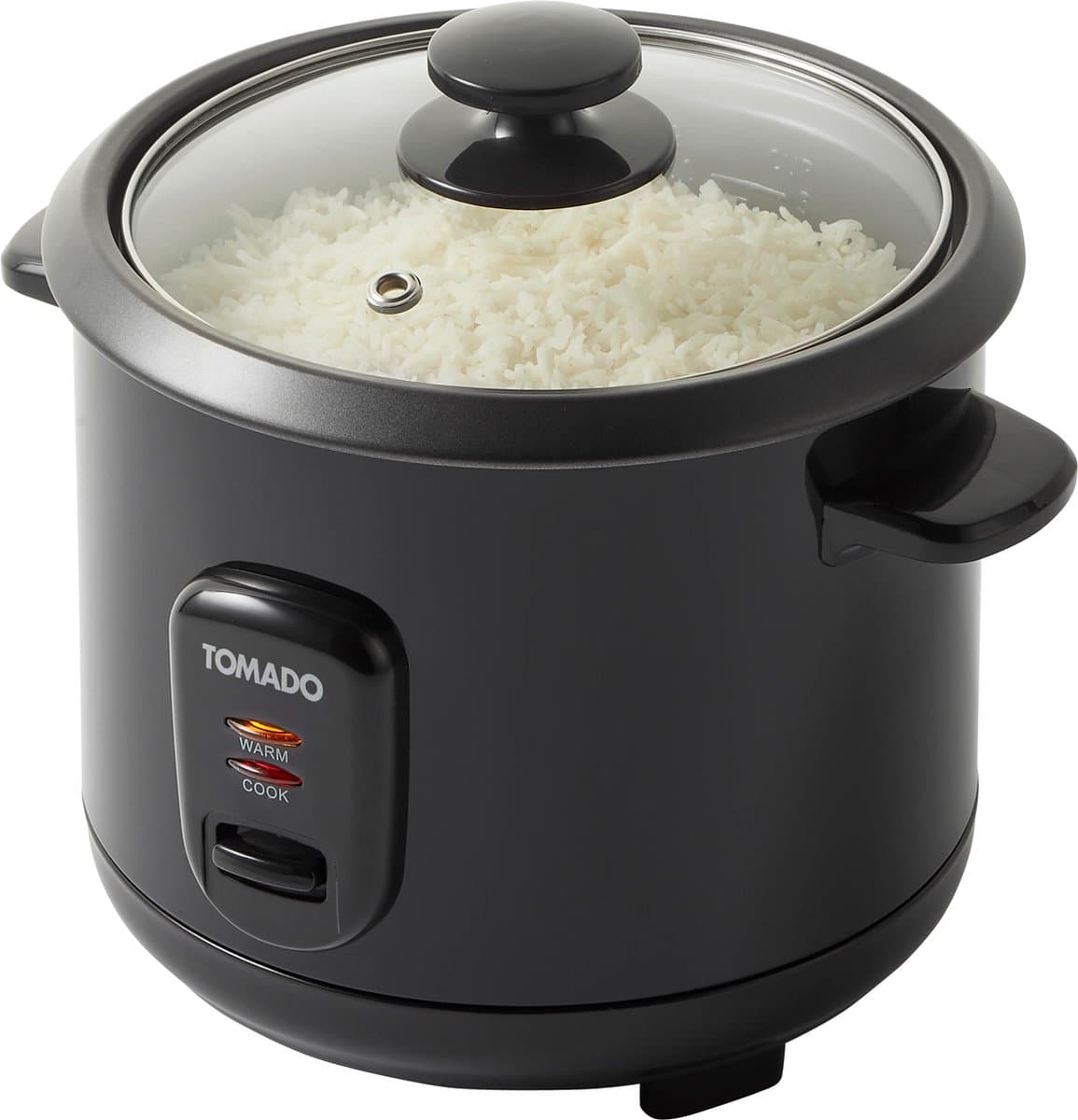 Tomado TRC1501B - Rijstkoker met stoommand - Inhoud 1,5 liter - Warmhoudfunctie - 7 porties - Anti aanbaklaag - Rice cooker - Zwart thumbnail 4