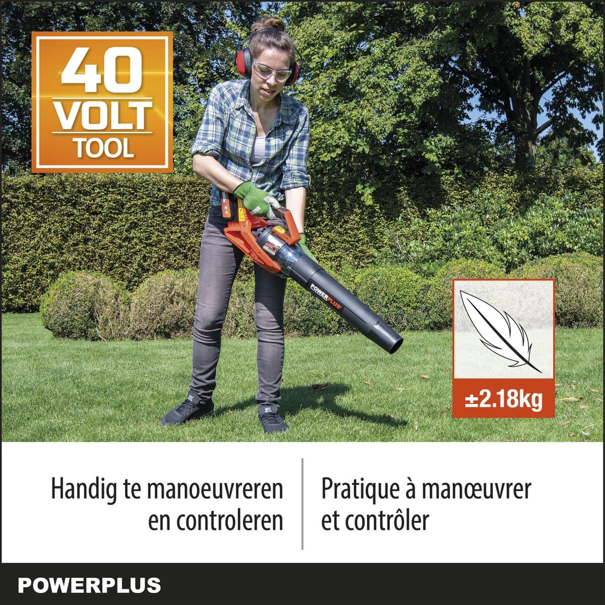 Powerplus Dual Power Bladblazer - 40V - Brushless - Variabele snelheid - Excl. accu en lader thumbnail 3