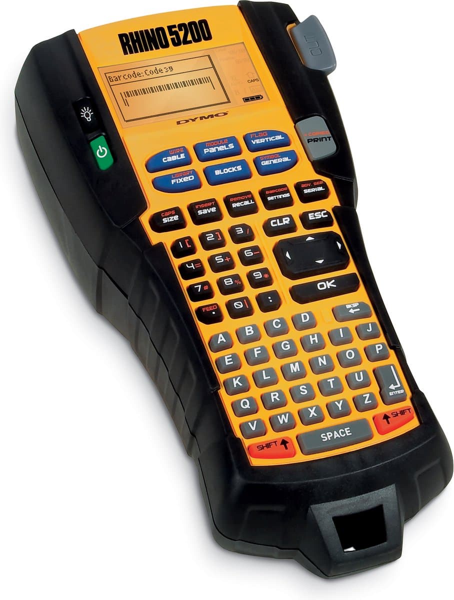 DYMO Rhino 5200 Labelprinter | Industriële labels | Draagbare, robuuste labelprinter voor professionals in laagspanning, elektro en MRO thumbnail 5