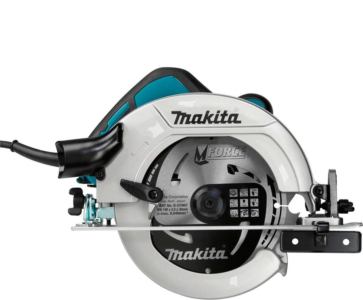 Makita HS7611 Cirkelzaagmachine: 1600W, 190mm, 3,9kg thumbnail 4